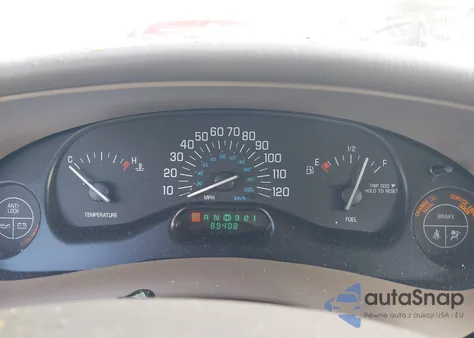 2002 Buick Century Custom z USA, uszkodzony, nr VIN 2G4WS52J021300549